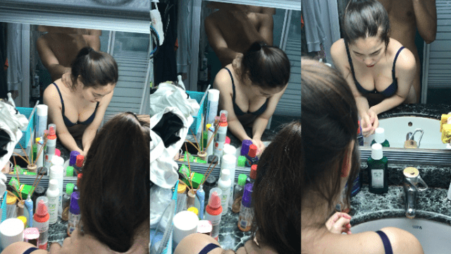 Doggy em trước gương trong nhà vệ sinh - rweiqmpt.sbs